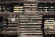 Most of buildings of the temples have steep stairs