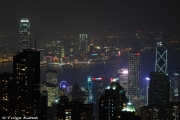Hong Kong skyline at Victoria Peak