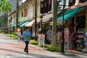 Clean and colorful streets of Singapore