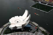 Great views from the Marina Bay Sands Hotel roof-top terrace