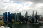 Great views from the Marina Bay Sands Hotel roof-top terrace