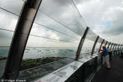 Great views from the Marina Bay Sands Hotel roof-top terrace