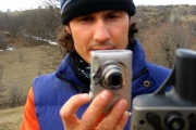 Derya capturing the photo of the GPS screen at the CP