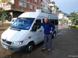 Our minibus to take us up to Cambasi plateau.