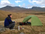 Pitched the camp.