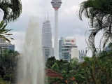 Kuala Lumpur (421 m) and Petronas (451 m) Towers
