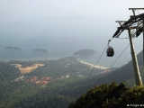 Langkawi Cable Car reaches up to an elevation of 700 meters.
