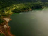 The Crater Lake of the volcanic island in Lake Taal