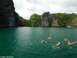 A boat trip around the big and small lagoons of El Nido