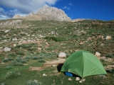 Camp and Mt Berit.