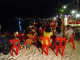 The beach of Koh Lipe is even busy at night