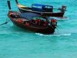 Colorful Hang Yao (long tail) boats