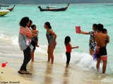 Thai people are very much into sea side holidays as well
